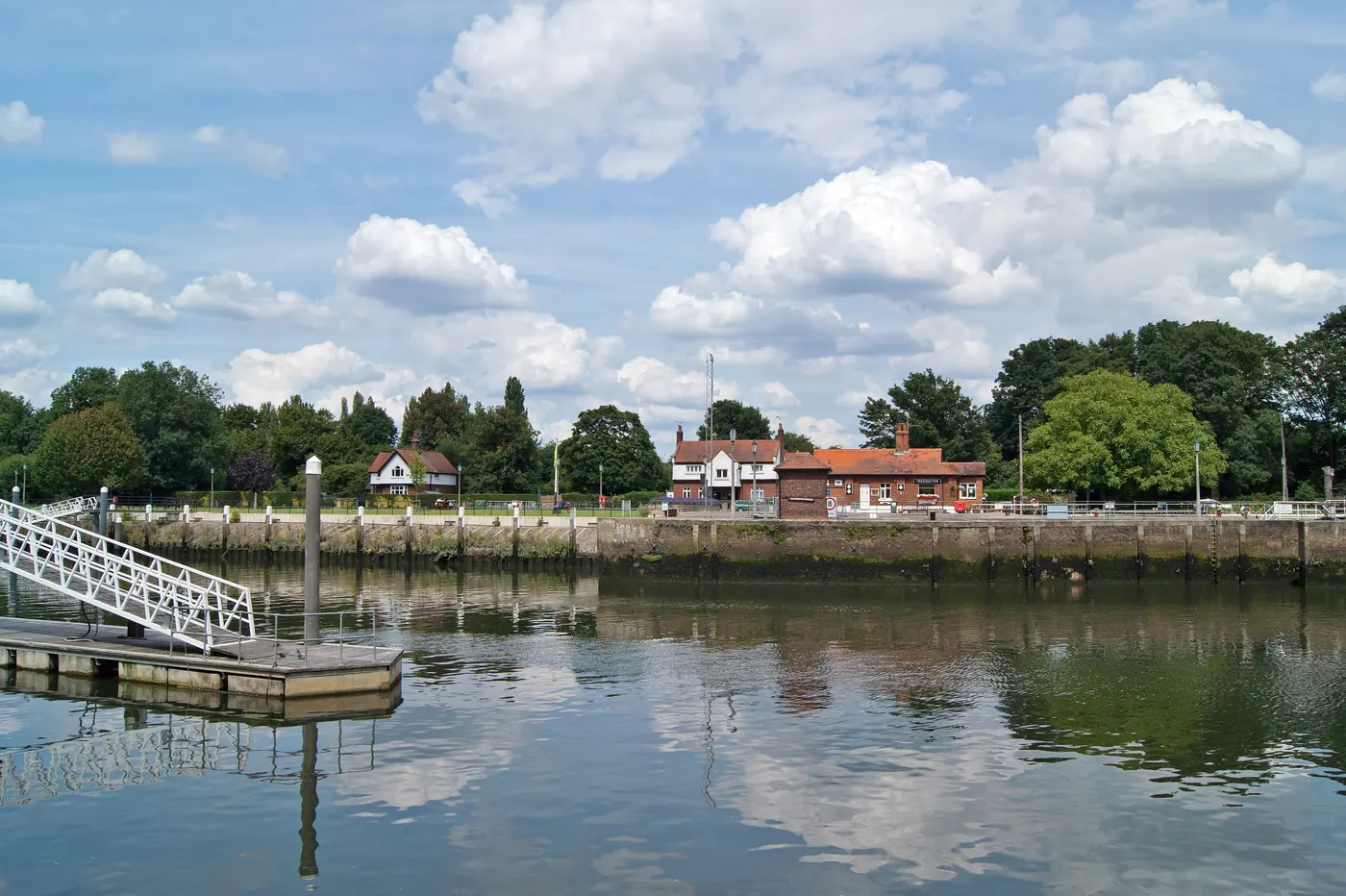 The Thames at Teddington Lock