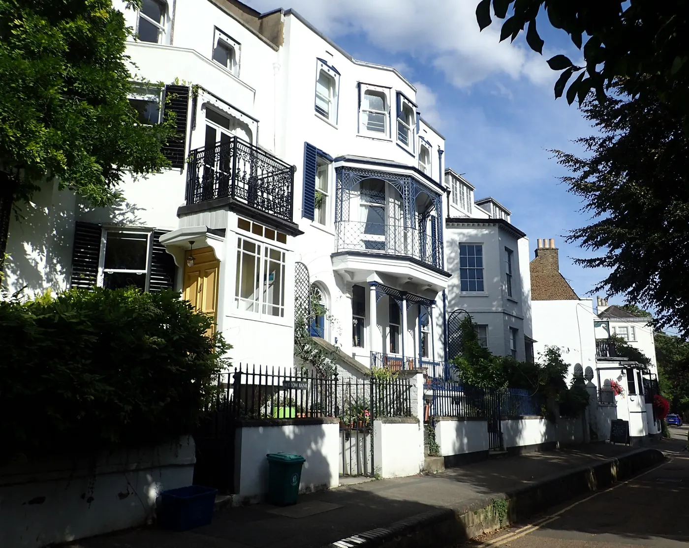 Georgian houses at Riverside, Twickenham